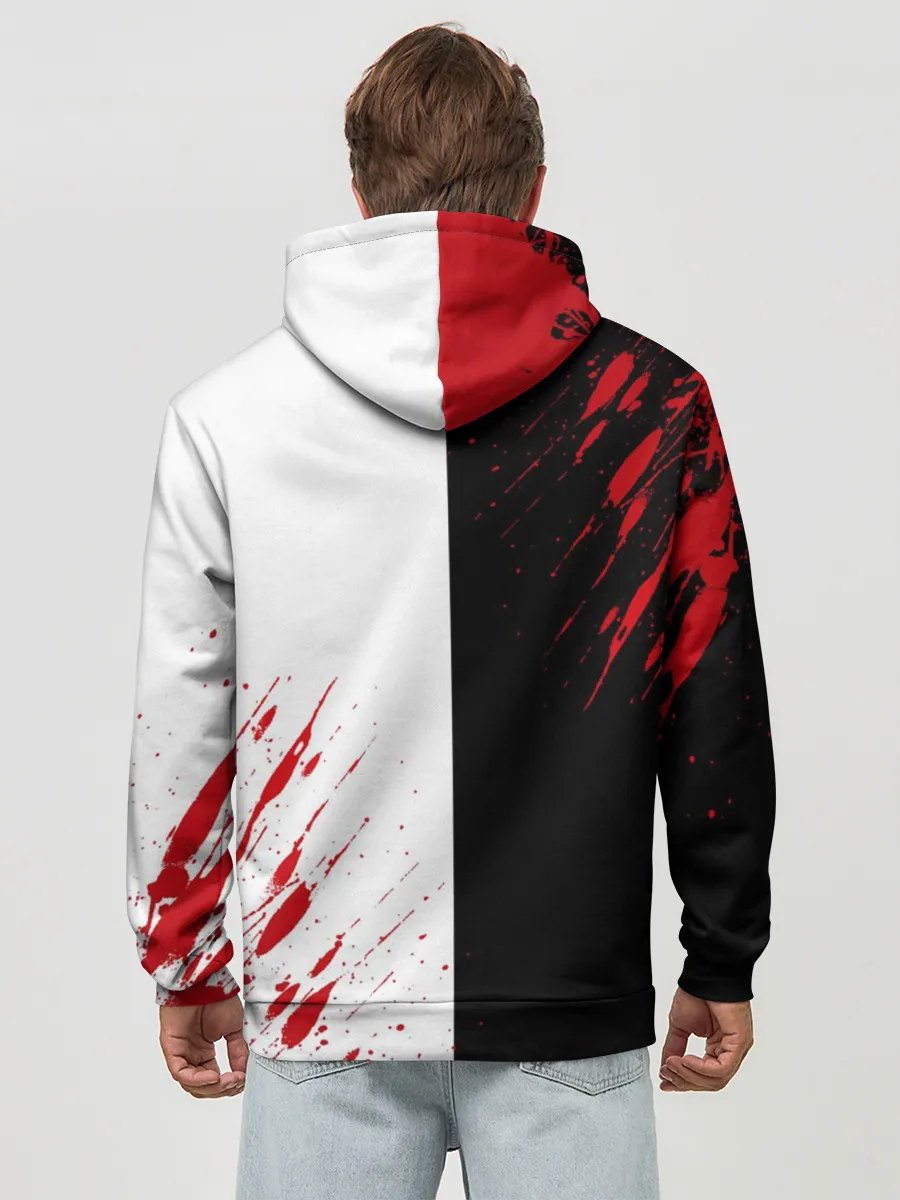 Худи мужской база хлопок / Monokuma вторая сущность