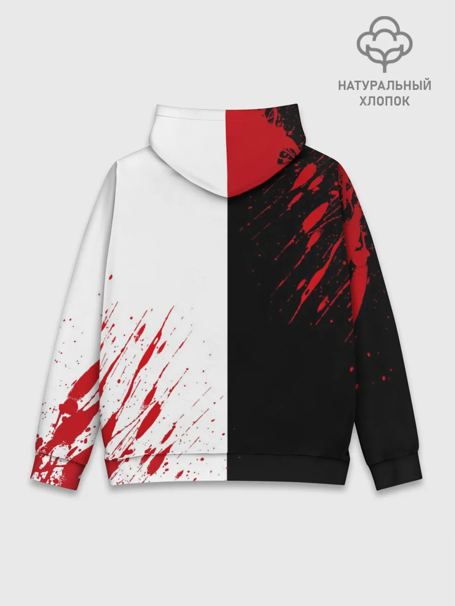 Худи мужской база хлопок / Monokuma вторая сущность