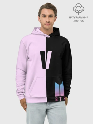 Худи мужской база хлопок / BTS V