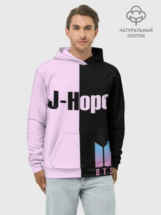 Худи мужской база хлопок / BTS J-hope