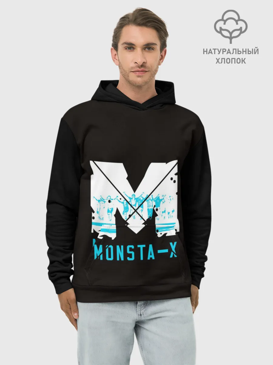 Худи мужской база хлопок / MONSTA X