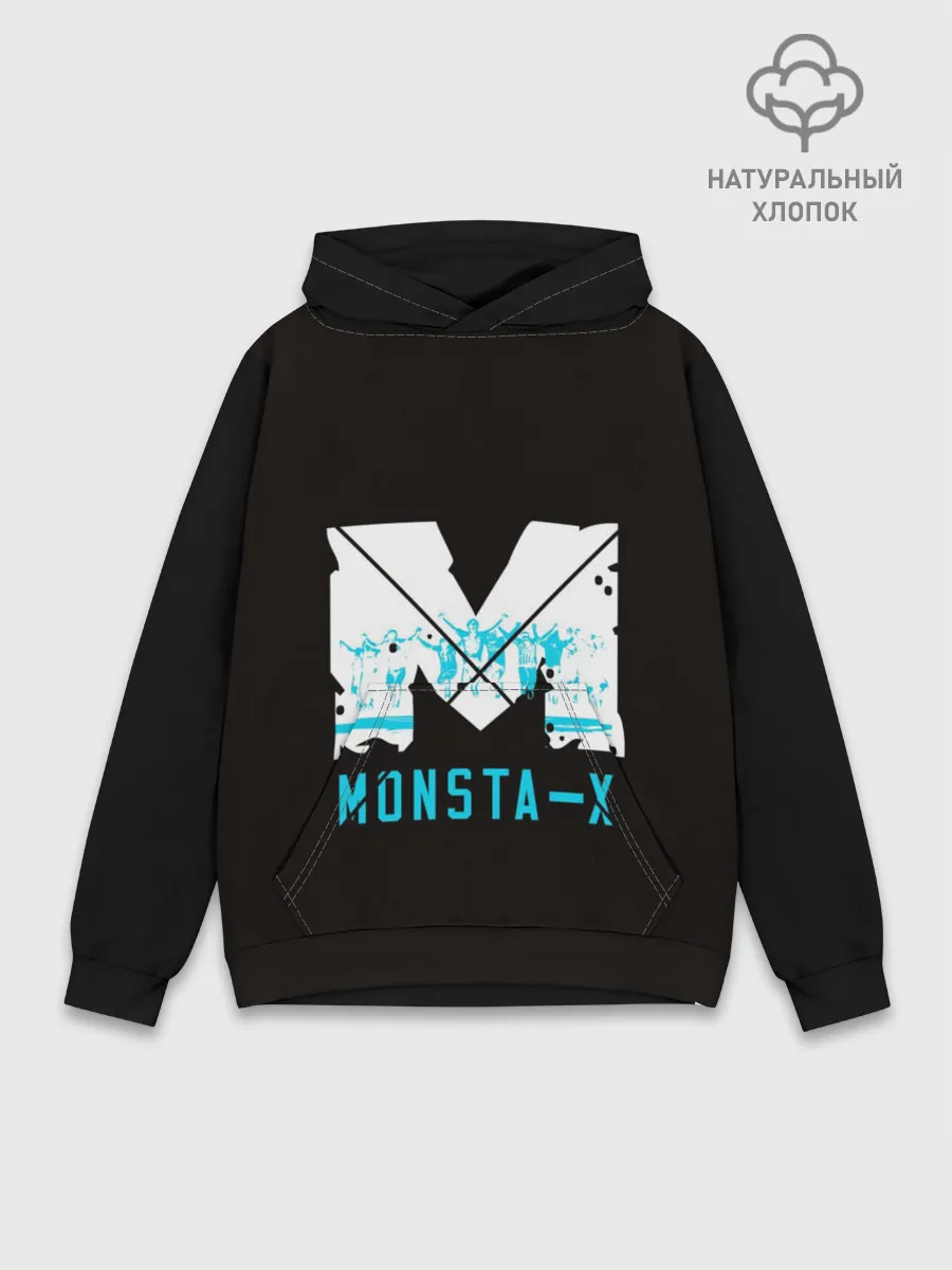 Худи мужской база хлопок / MONSTA X
