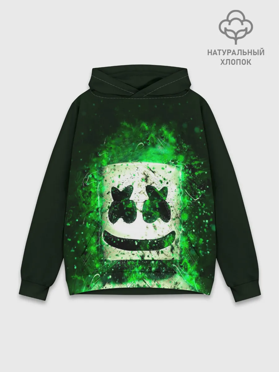 Худи мужской база хлопок / Marshmello