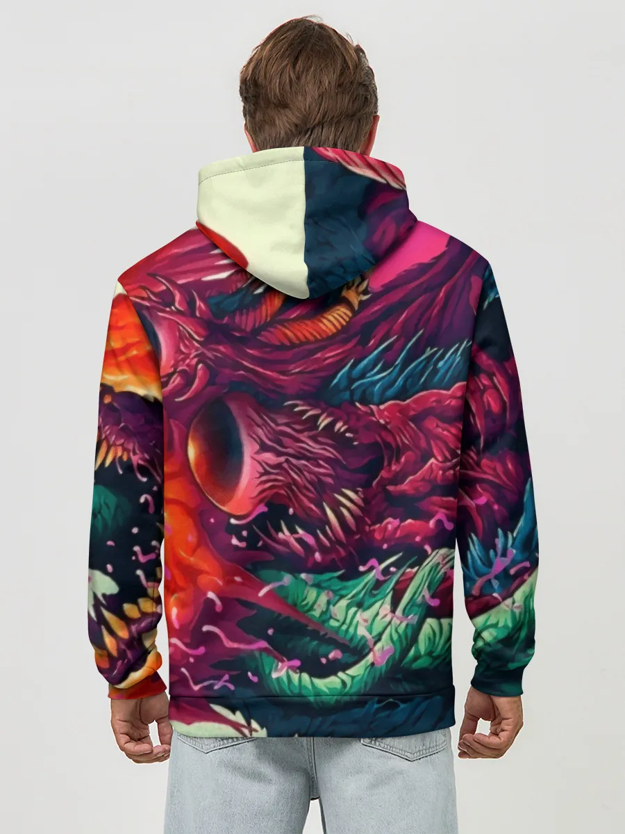 Худи мужской база хлопок / CS GO hyper beast skin