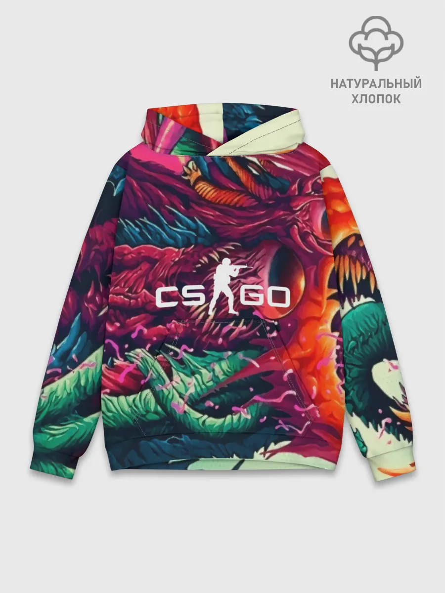Худи мужской база хлопок / CS GO hyper beast skin