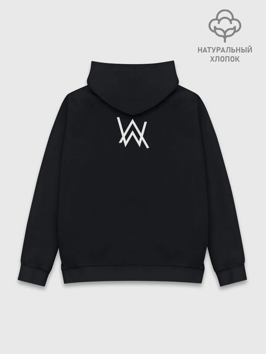 Худи мужской база хлопок / Alan Walker