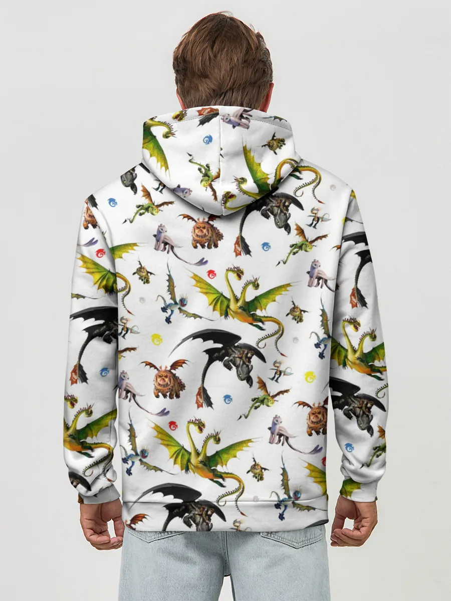 Худи мужской база хлопок / Как приручить дракона