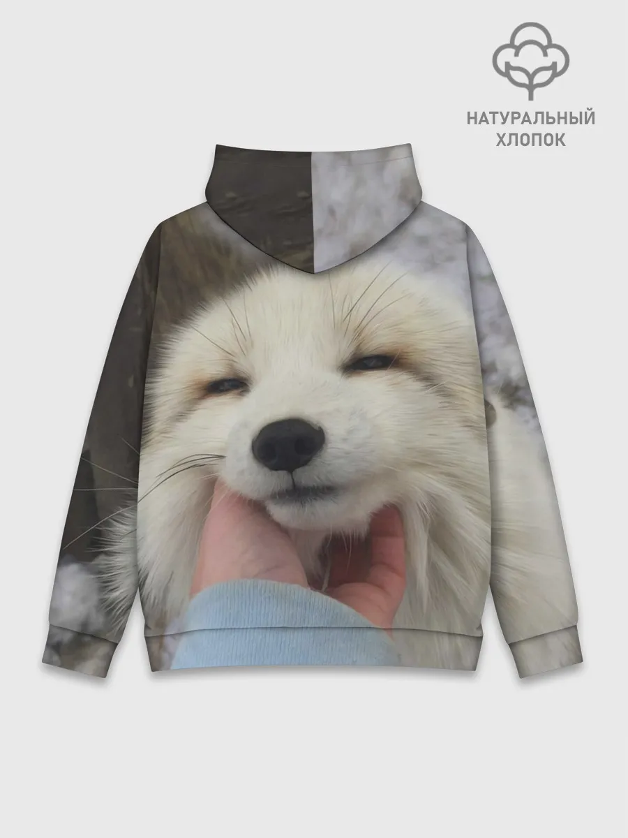 Худи мужской база хлопок / Лисенок