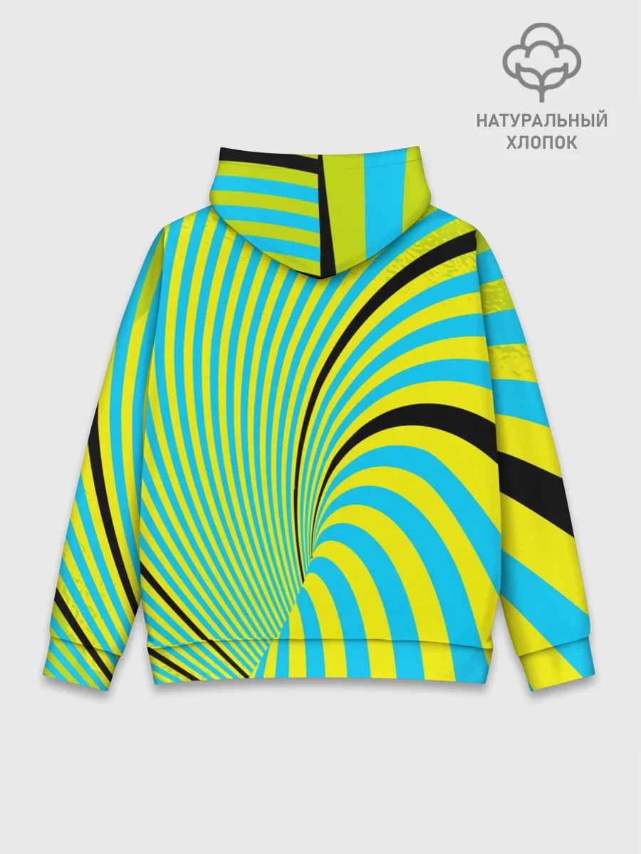 Худи мужской база хлопок / Психоделика