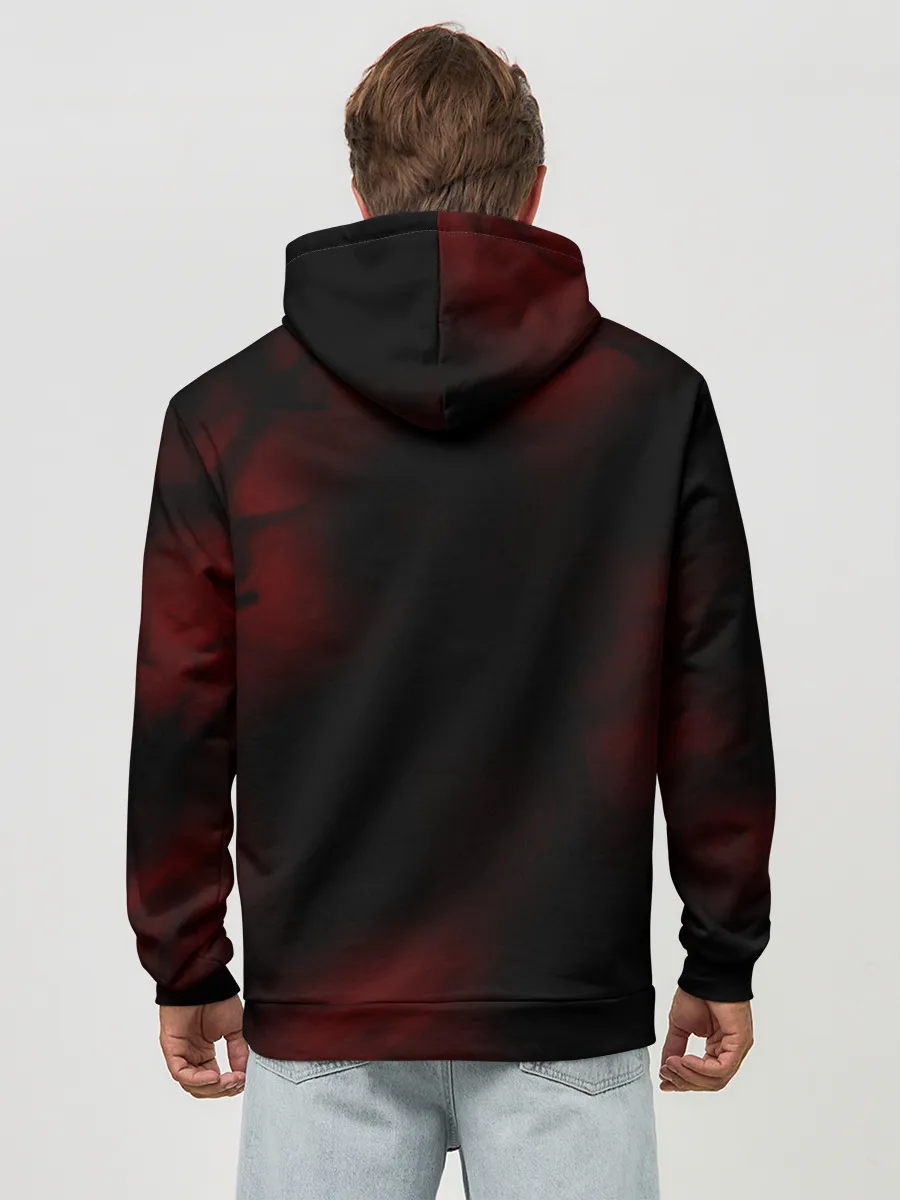 Худи мужской база хлопок / Ябоку и Нора. БЕЗДОМНЫЙ БОГ