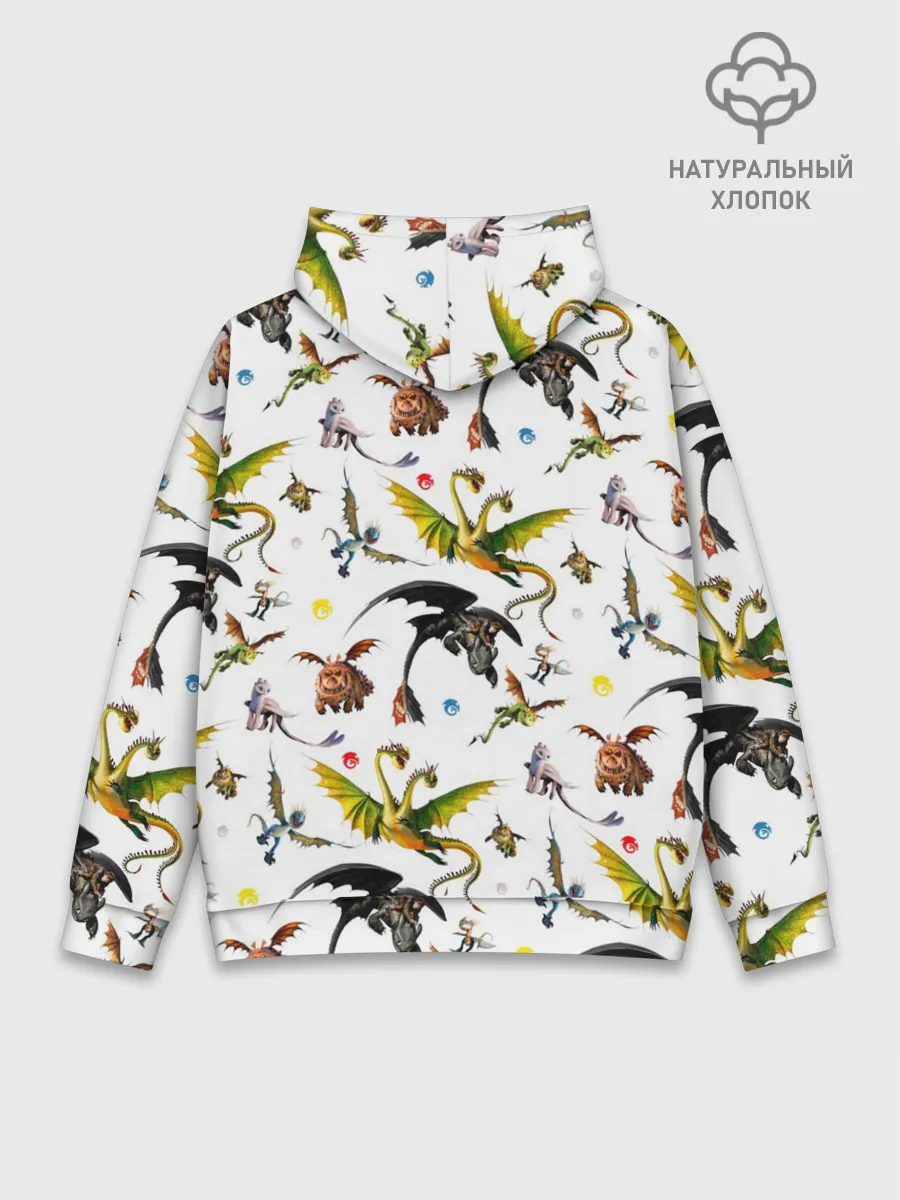 Худи мужской база хлопок / Как приручить дракона