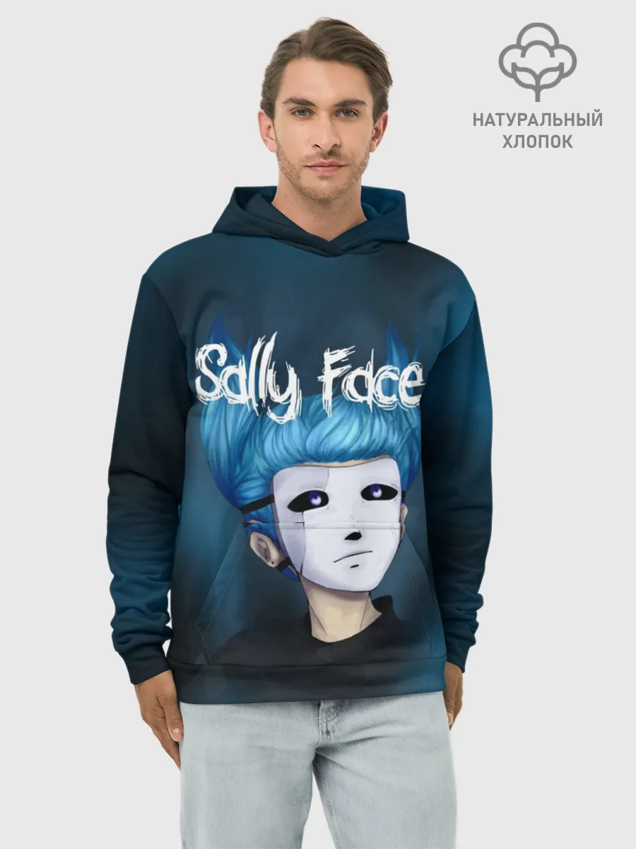 Худи мужской база хлопок / SALLY FACE