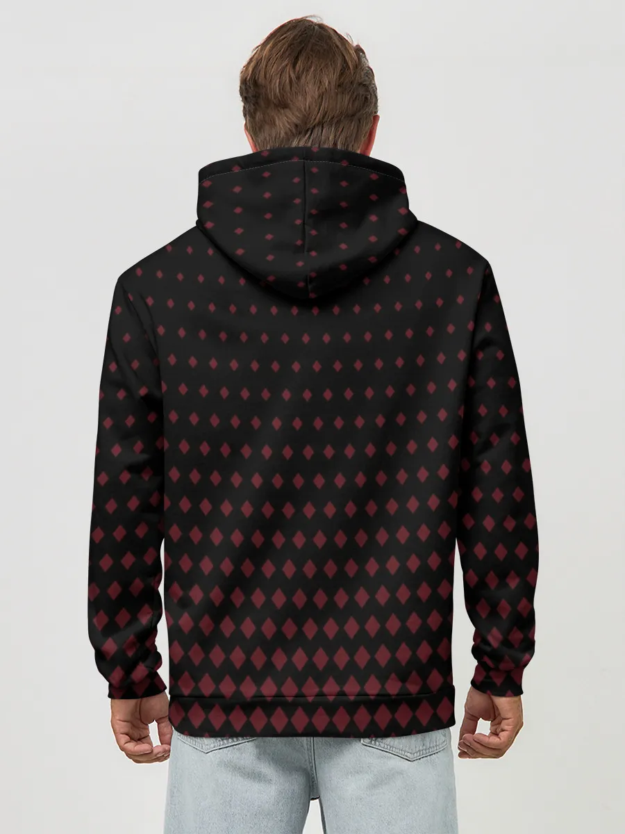 Худи мужской база хлопок / Юмэко Джабами с картами