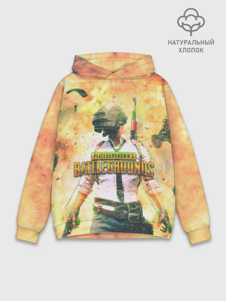 Худи мужской база хлопок / Playerunknowns battlegrounds