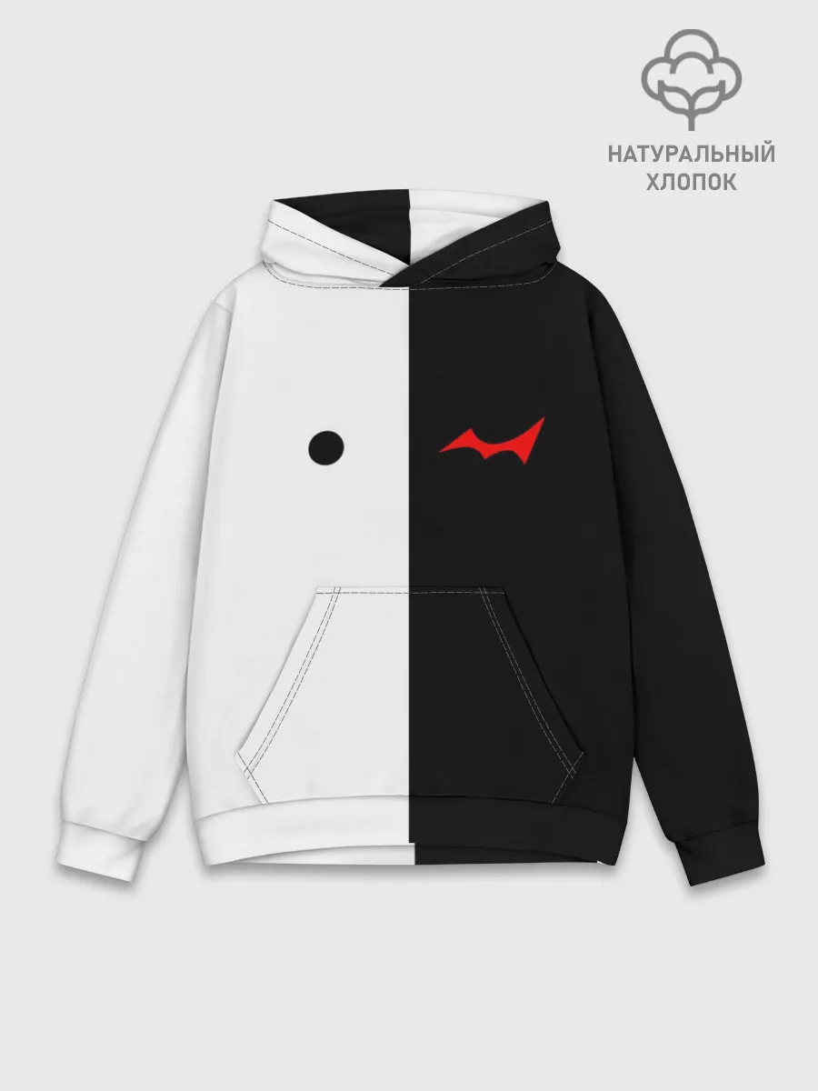 Худи мужской база хлопок / MONOKUMA Eyes