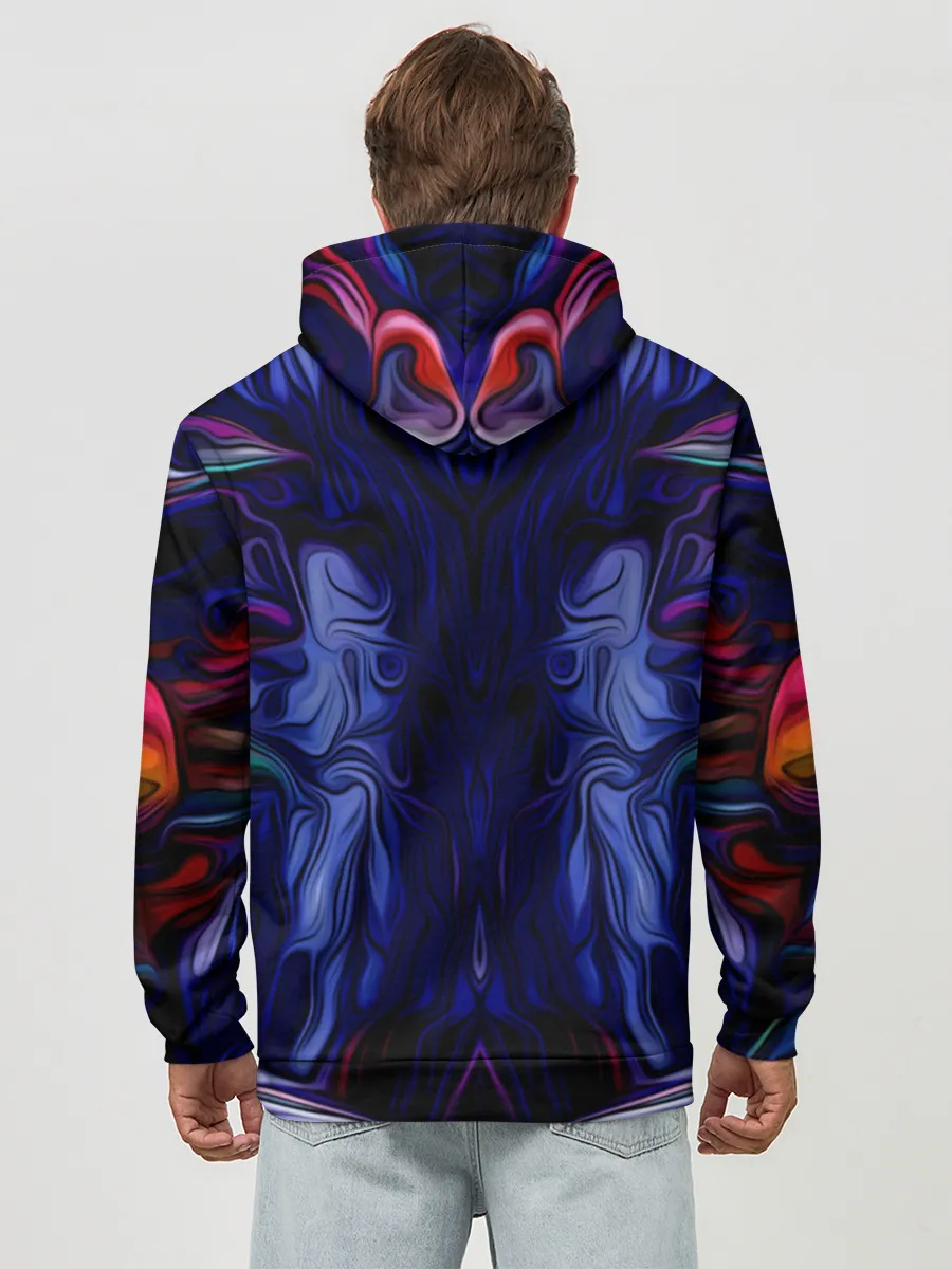 Худи мужской база хлопок / CS GO WAVES SKIN