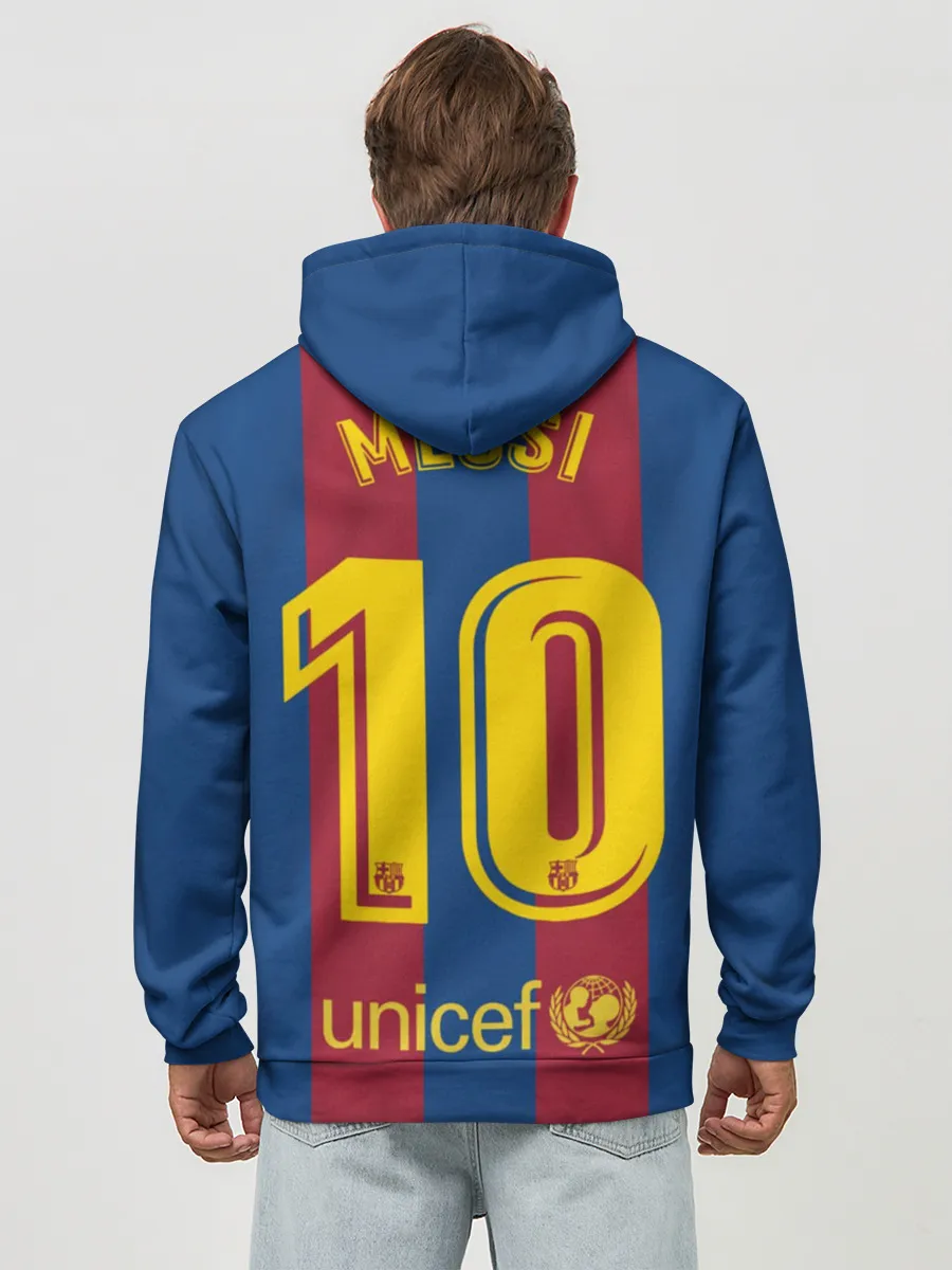 Худи мужской база хлопок / Месси Бог