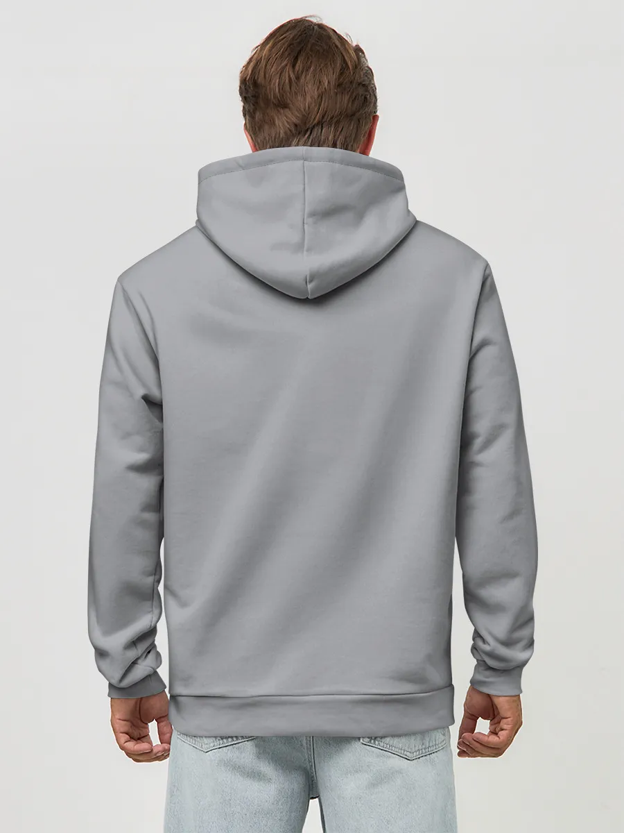 Худи мужской база хлопок / Wild! Сrazy guy!