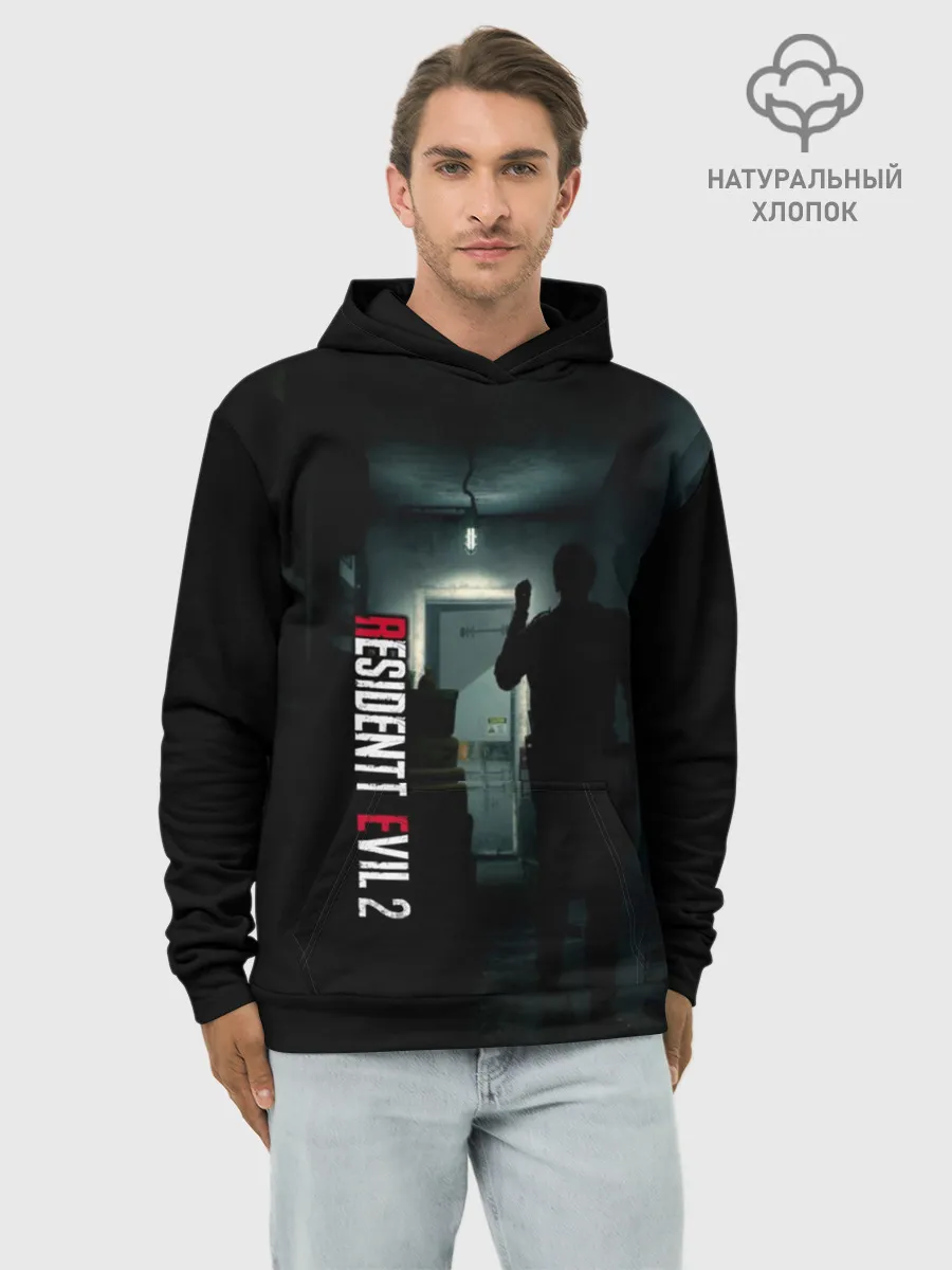 Худи мужской база хлопок / Resident Evil 2