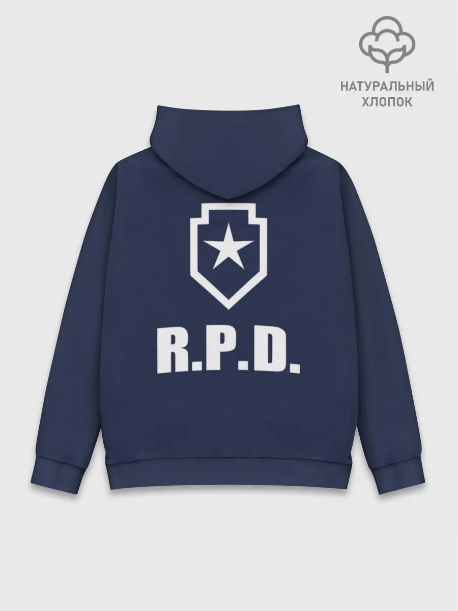 Худи мужской база хлопок / R.P.D. LEON S.KENNEDY