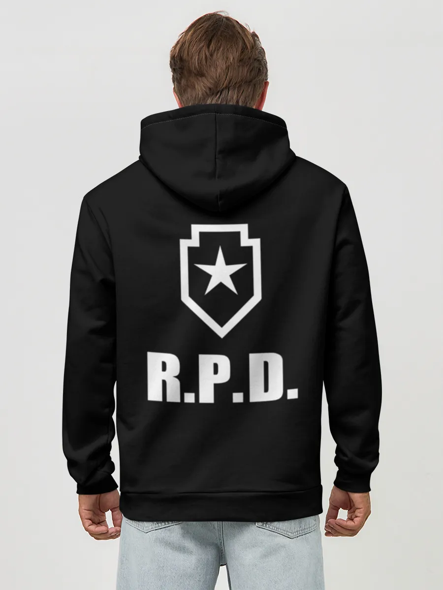 Худи мужской база хлопок / R.P.D. LEON S.KENNEDY