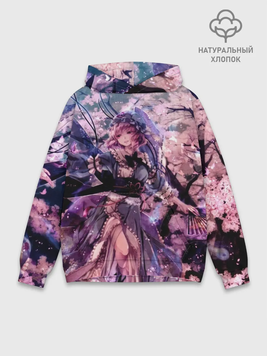 Худи мужской база хлопок / Anime Girl tree