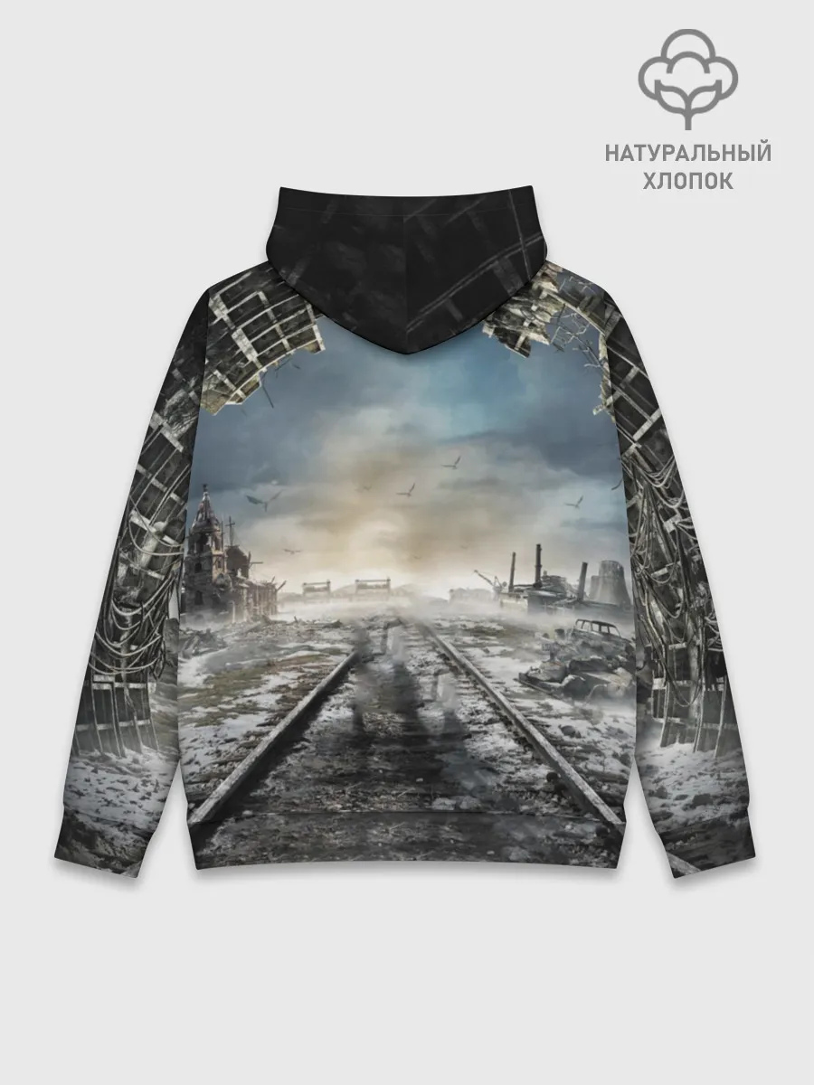 Худи мужской база хлопок / Metro
