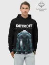 Худи мужской база хлопок / Детройт: Стать человеком