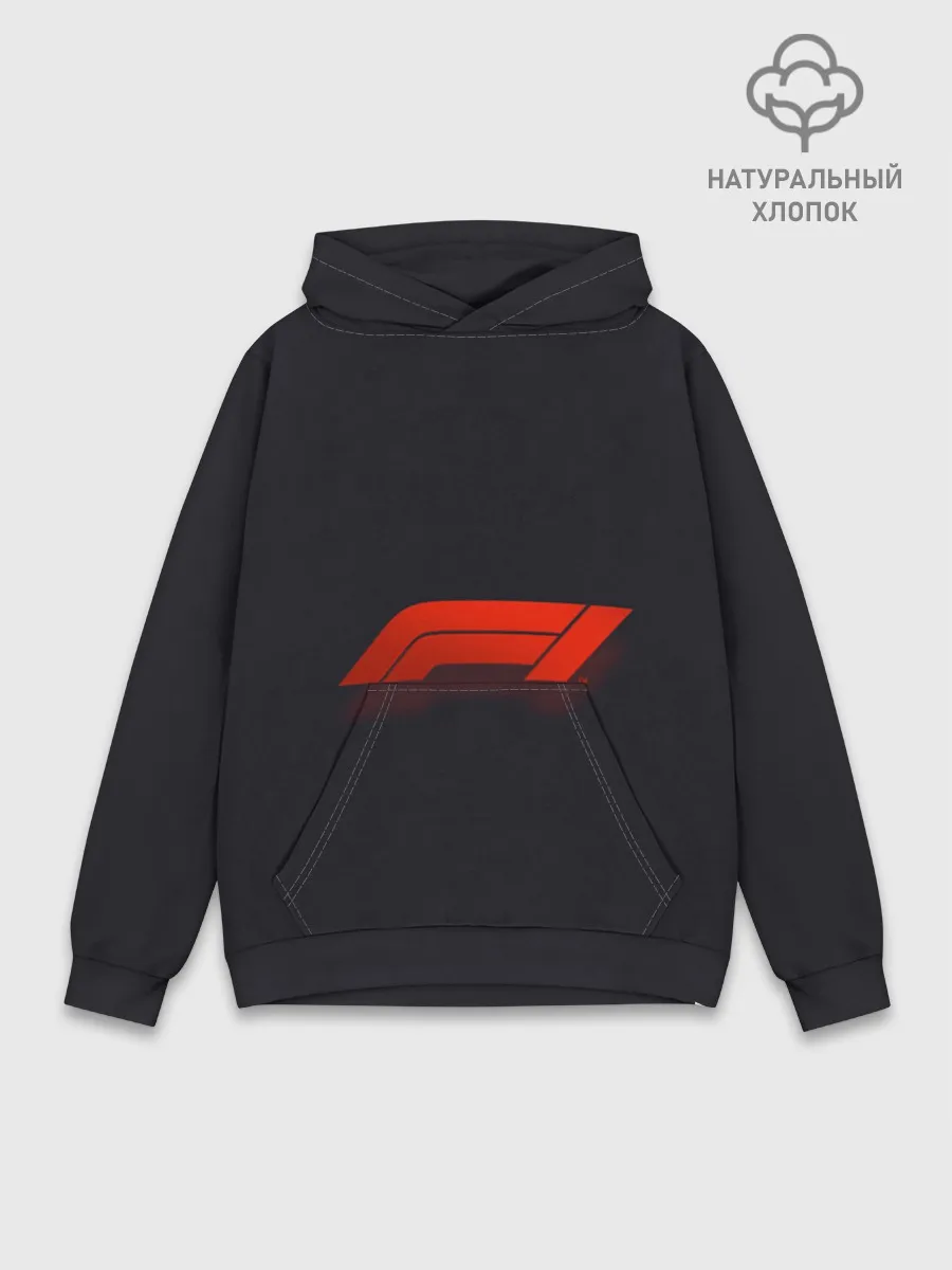Худи мужской база хлопок / Formula 1 Logo
