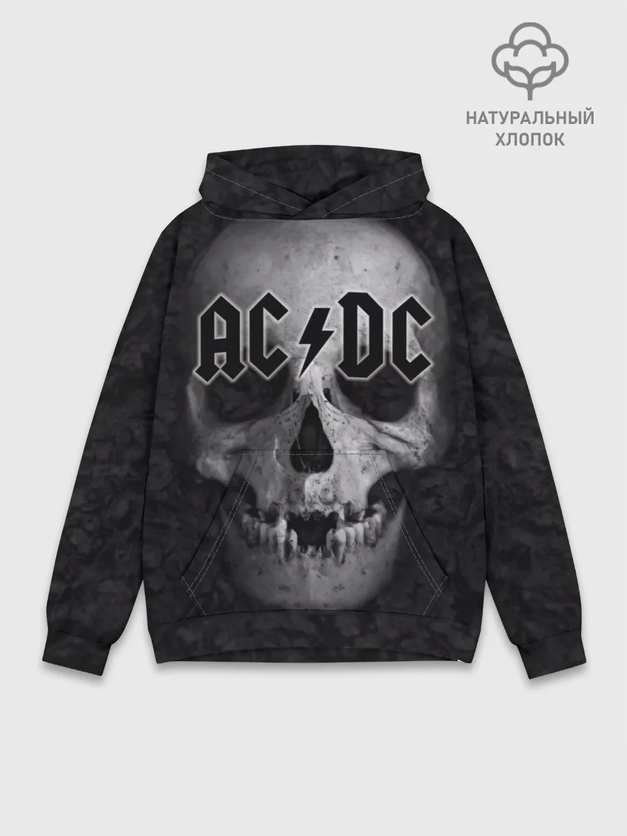 Худи мужской база хлопок / AC/DC