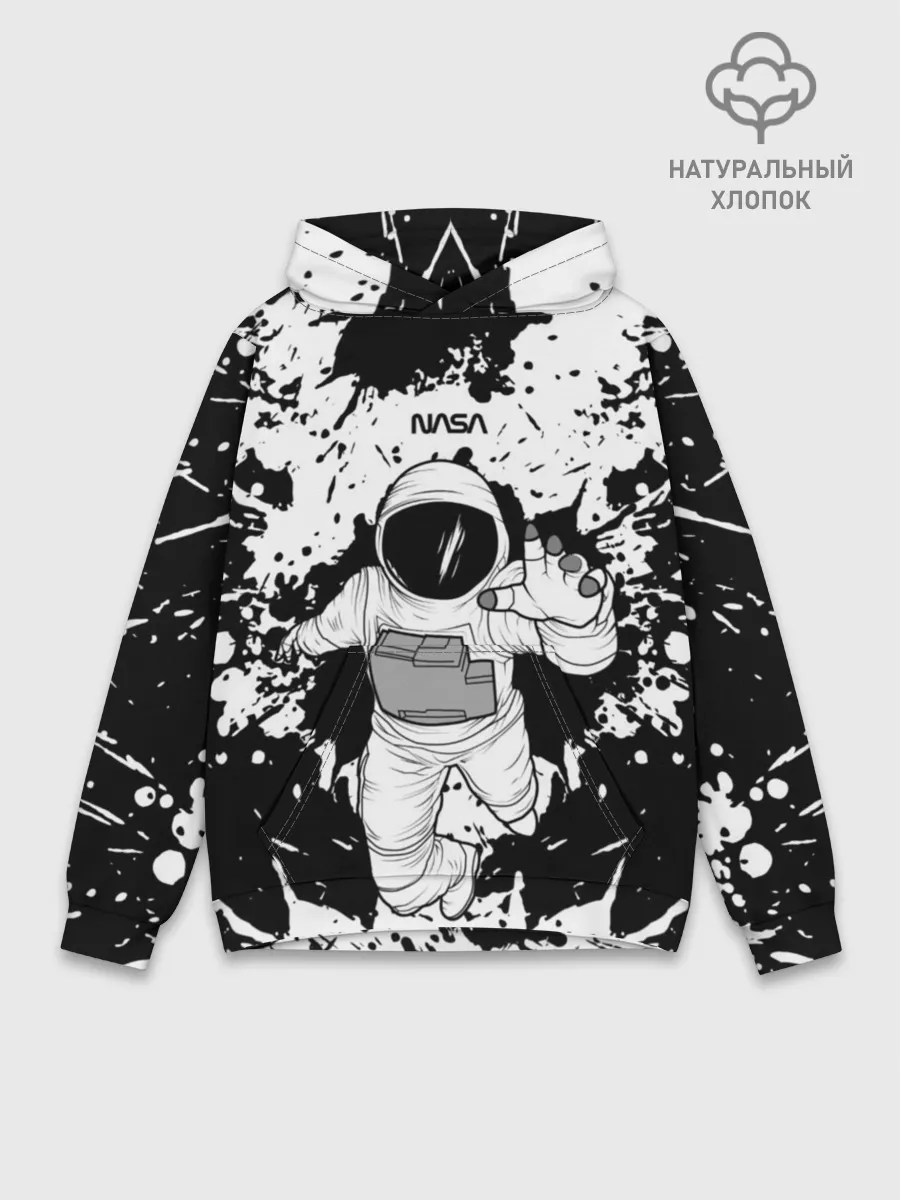 Худи мужской база хлопок / NASA