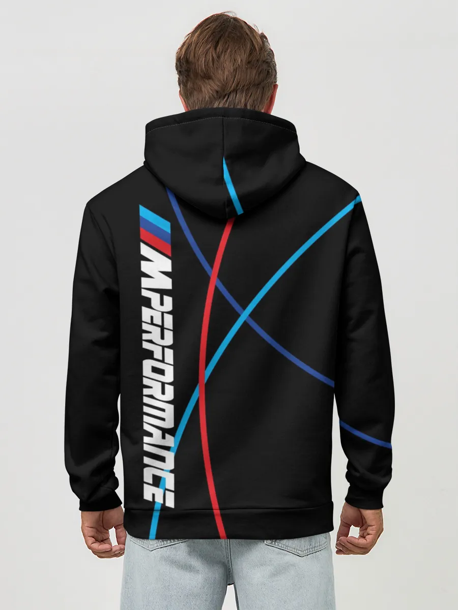 Худи мужской база хлопок / Powered by BMW M