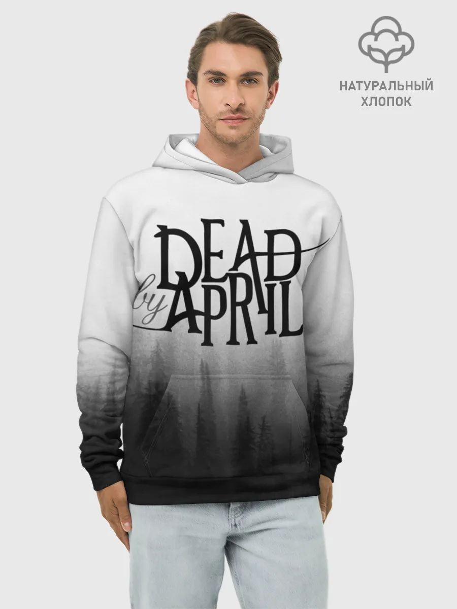Худи мужской база хлопок / Dead by April