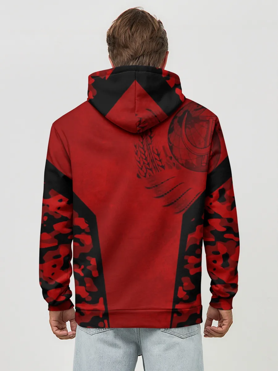 Худи мужской база хлопок / Камуфляж СССР