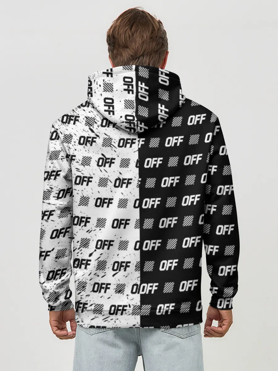 Худи мужской база хлопок / Выключись и попробуй стиль