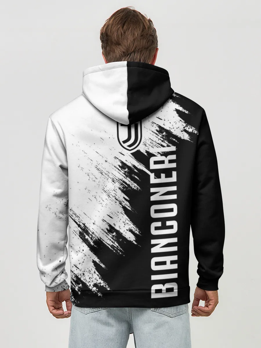 Худи мужской база хлопок / Ювентус