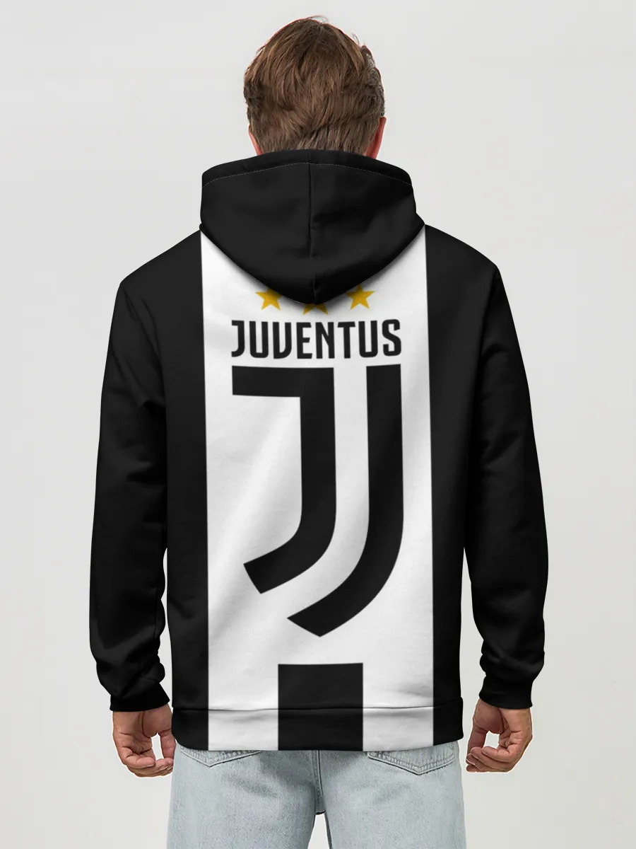 Худи мужской база хлопок / Ювентус