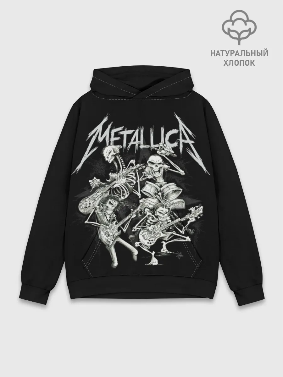 Худи мужской база хлопок / Metallica