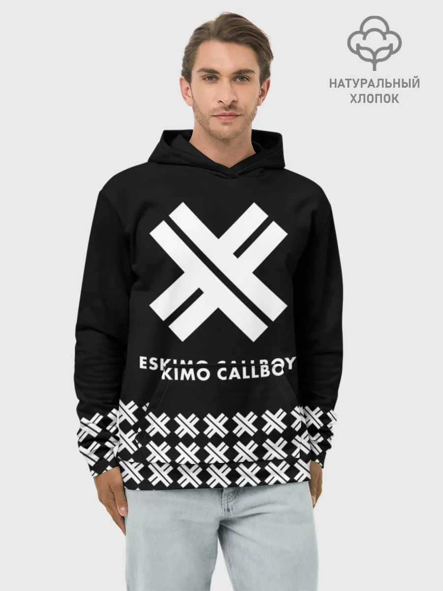 Худи мужской база хлопок / Eskimo Callboy