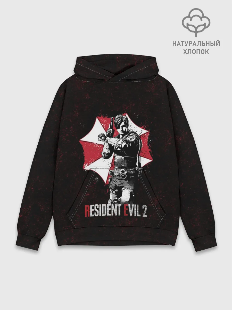 Худи мужской база хлопок / Resident Evil 2