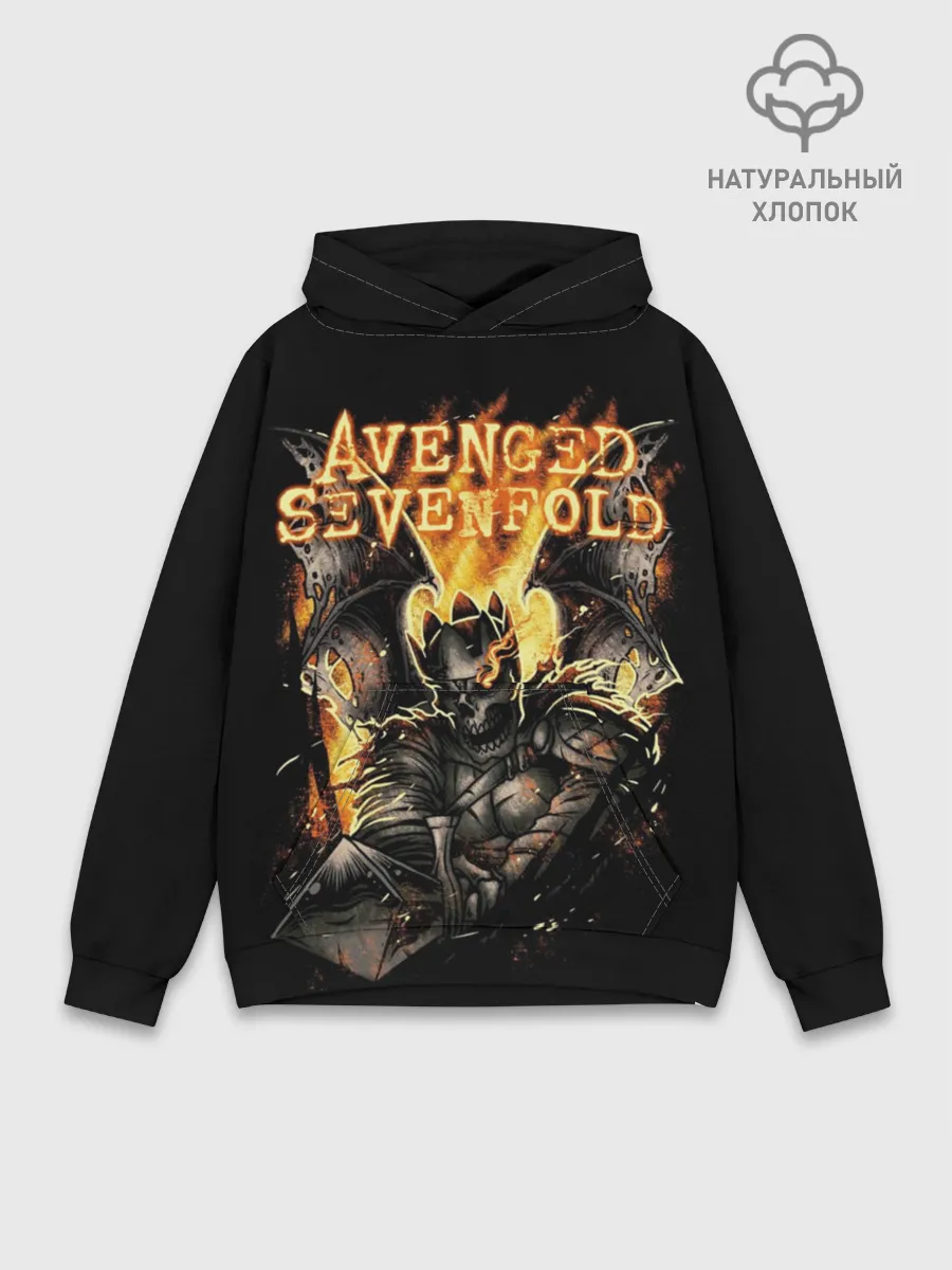 Худи мужской база хлопок / Avenged Sevenfold