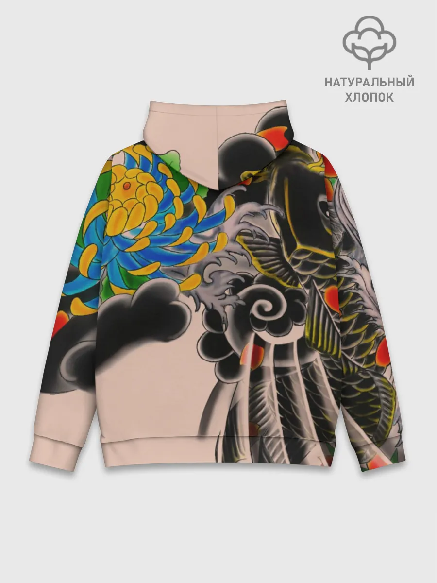 Худи мужской база хлопок / Dsquared tattoo