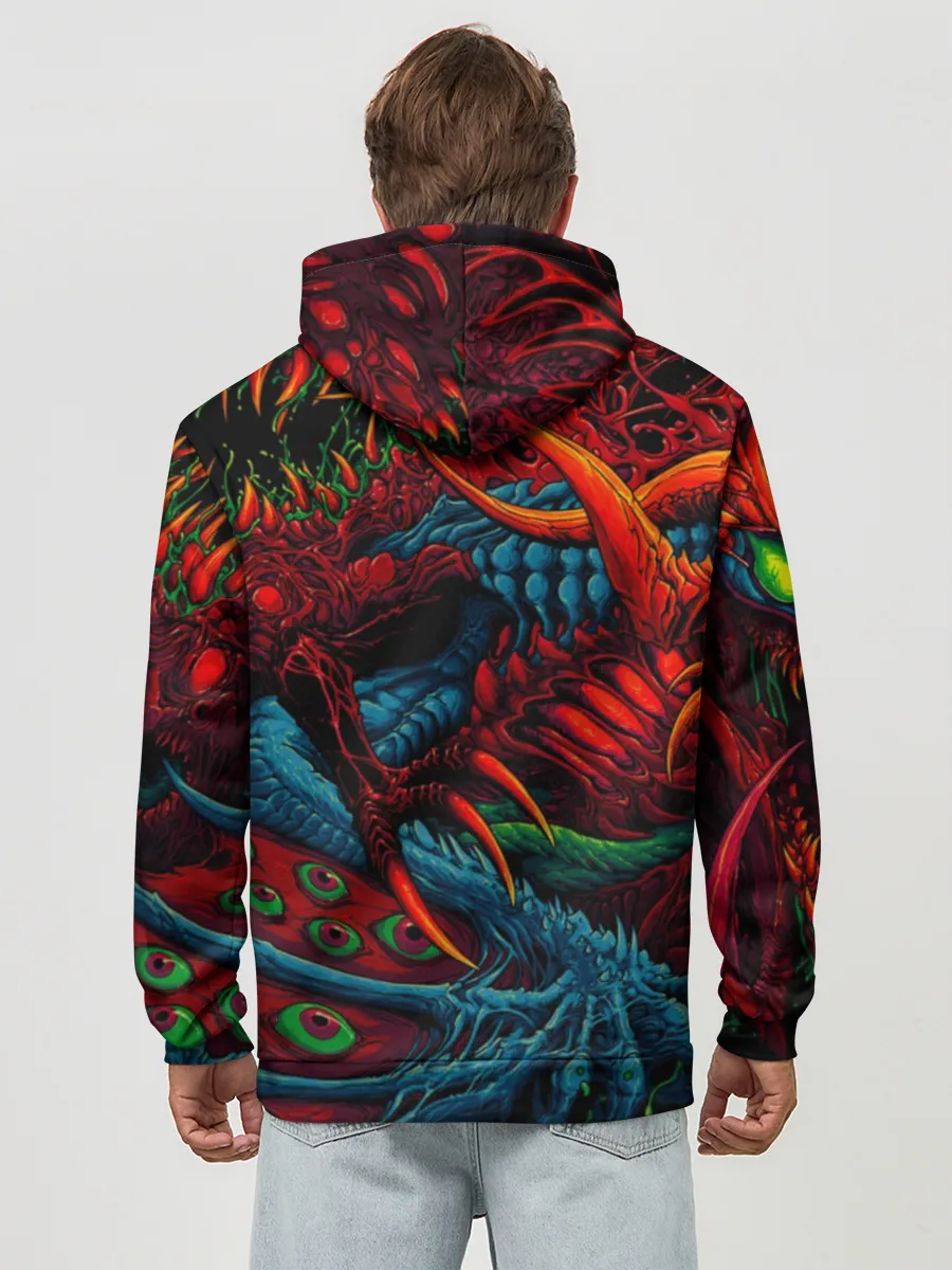 Худи мужской база хлопок / CS GO:HYPER BEAST