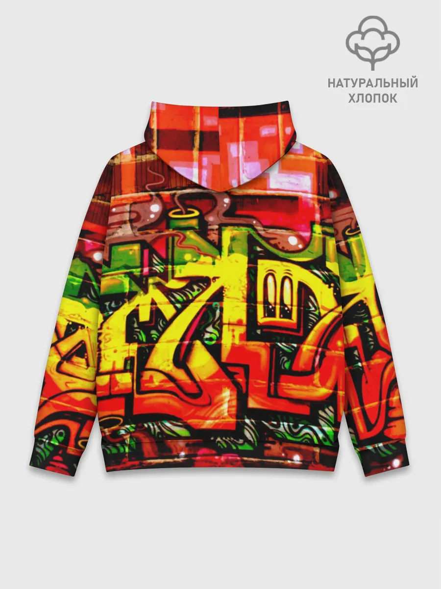 Худи мужской база хлопок / Граффити