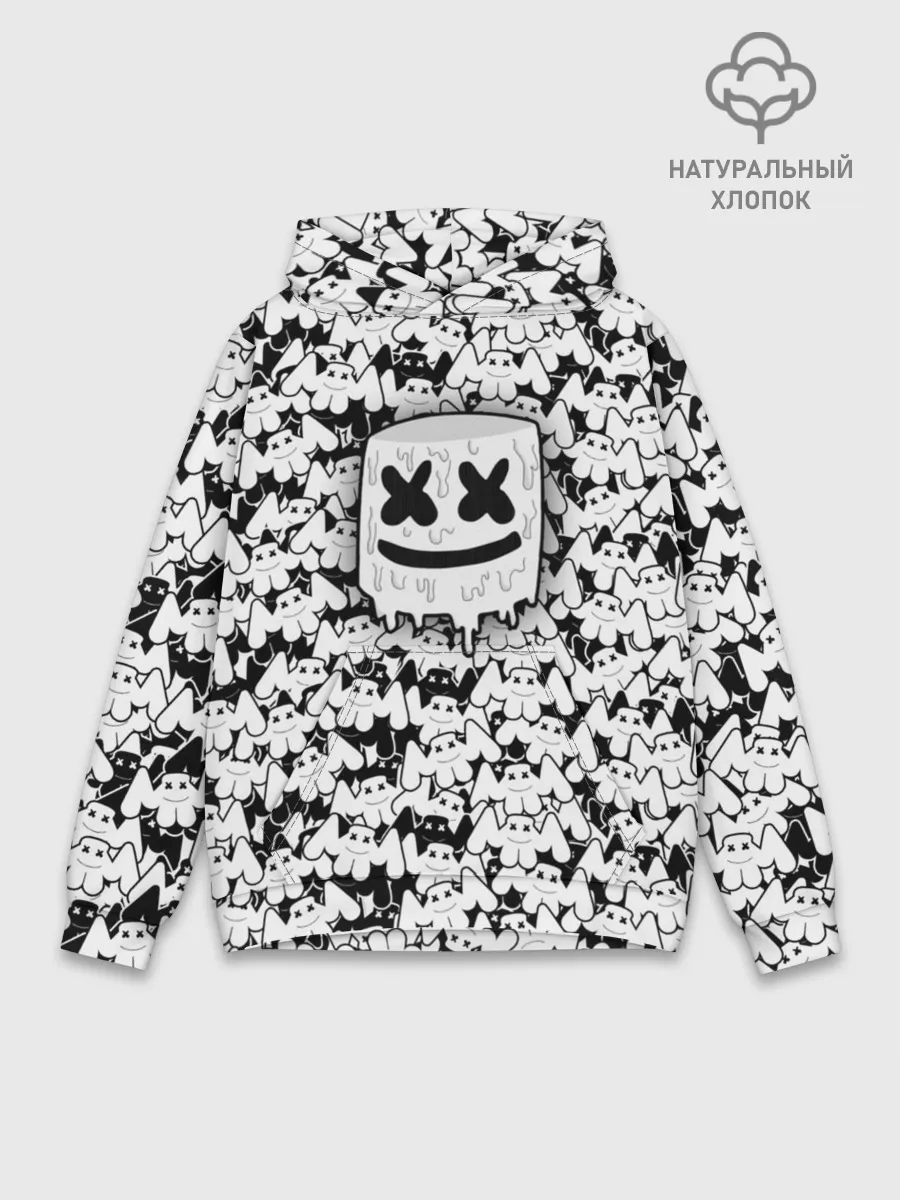 Худи мужской база хлопок / MARSHMELLO