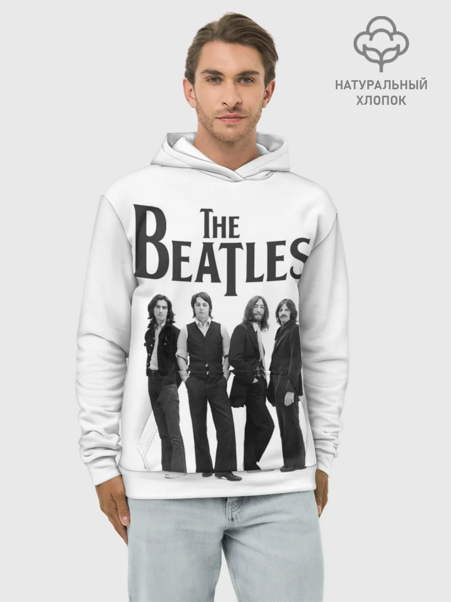 Худи мужской база хлопок / The Beatles