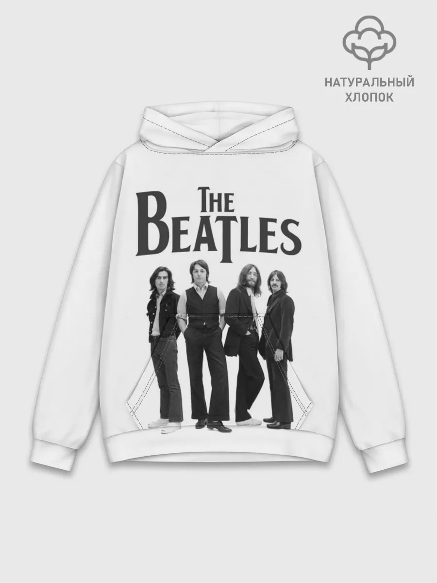 Худи мужской база хлопок / The Beatles