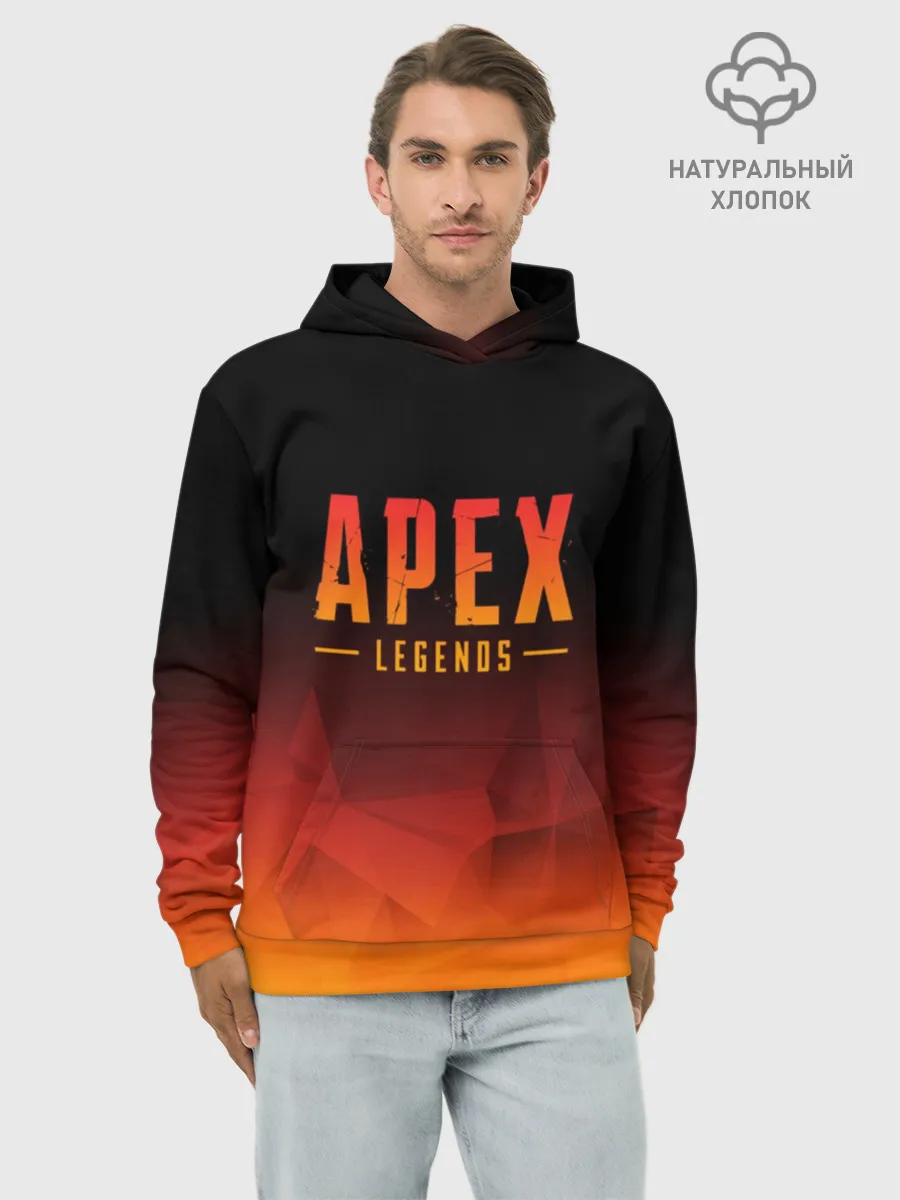 Худи мужской база хлопок / APEX LEGENDS | АПЕКС ЛЕГЕНДС