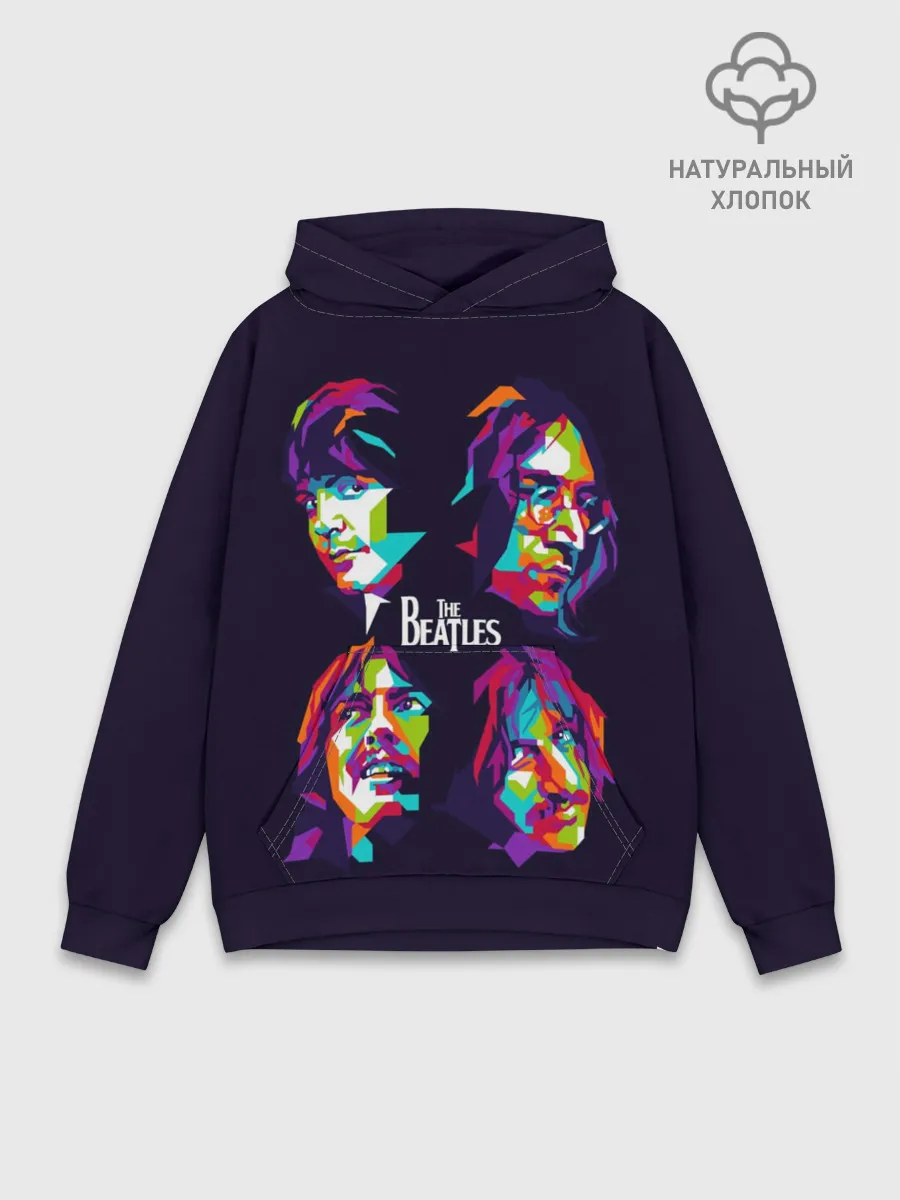 Худи мужской база хлопок / The Beatles