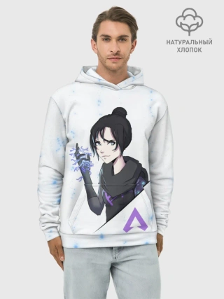 Худи мужской база хлопок / Apex Legends - Wraith